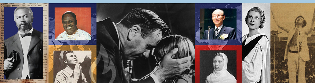 The image is a collage featuring several historical or notable figures arranged in a horizontal layout.